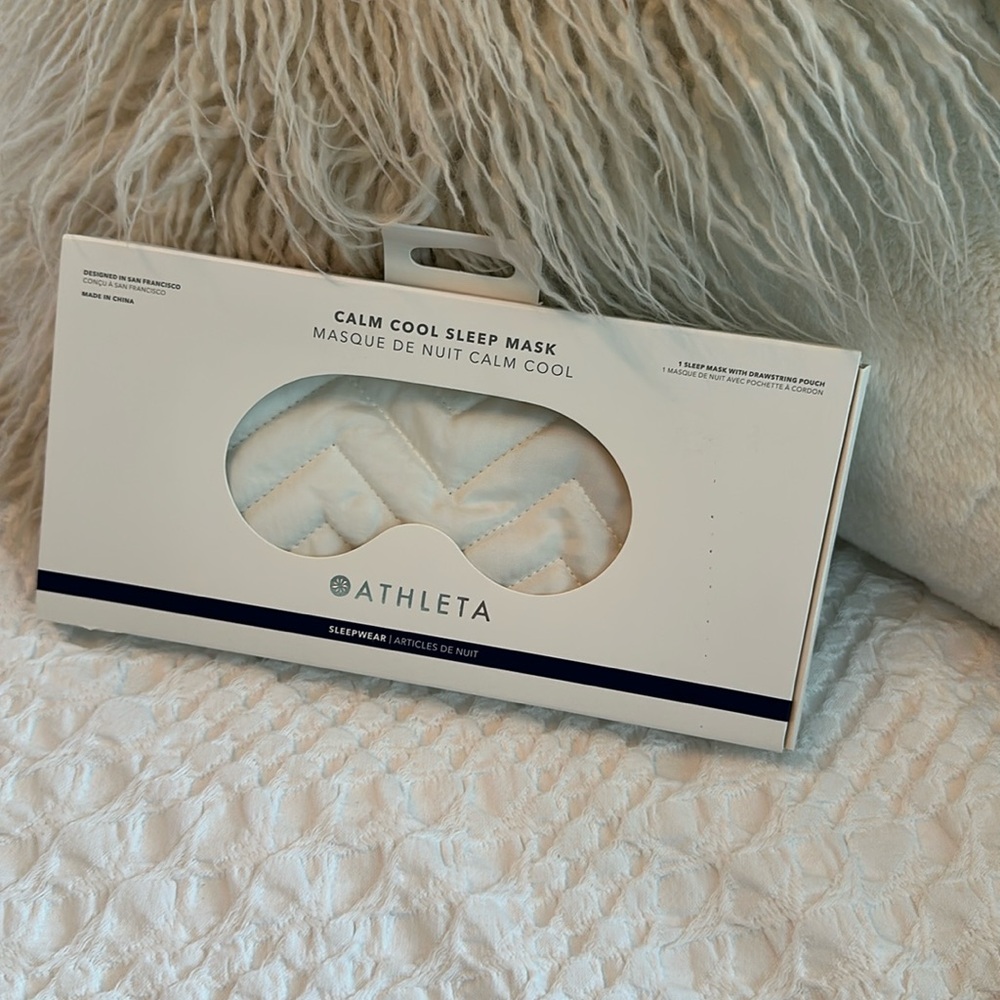 NWT Athleta Calm Cool Sleep Mask - Picture 3 of 4